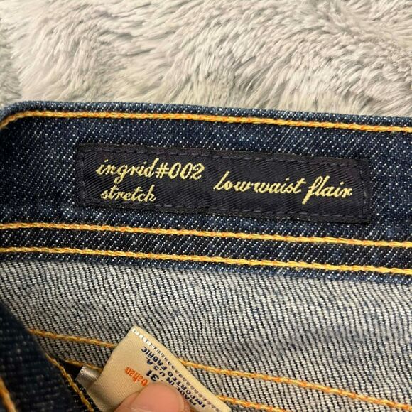 Citizens of Humanity Jeans Women 31 Ingrid #002 Low Waist Stretch Flare Denim - Picture 4 of 10